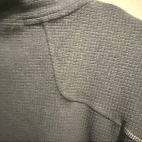 L.L. Bean vintage waffle jacket Men's Dark Gray Zip-Up Sweatshirt xxxL tall - Picture 8 of 9